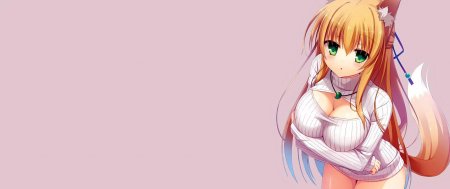 Аниме тян с большой грудью