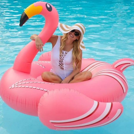 Розовый Фламинго матрас надувной