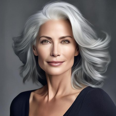 Красивые седые женщины