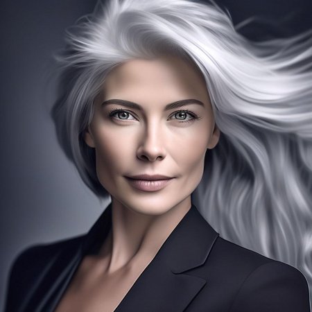 Седые волосы