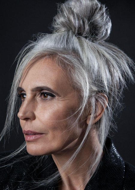 Стильные женщины с седыми волосами