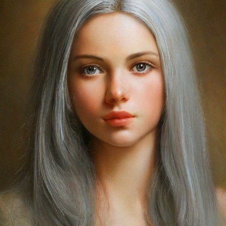 Девушки с белыми волосами