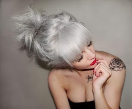 Маргарита Дегтярева пепельные волосы