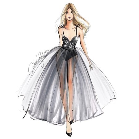 Эскизы платьев