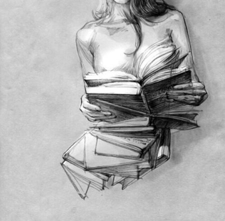 Рисунок девушки карандашом