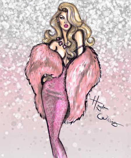 Хайден Уильямс розовый