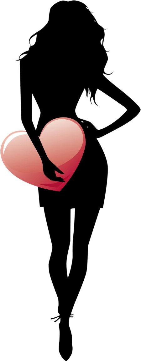 Женский силуэт