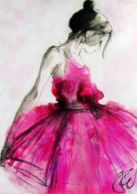 Рисунки акварелью