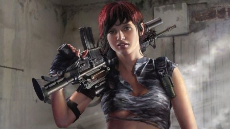 Александра Крофт снайперша