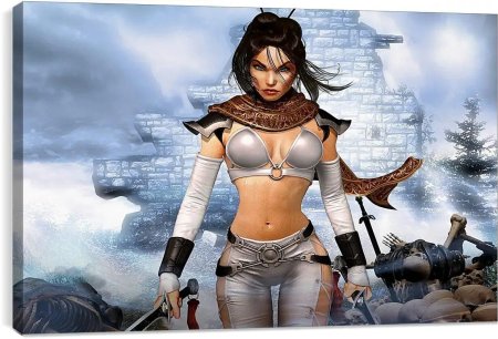 Девушка воин