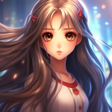 Аниме девочки с большими