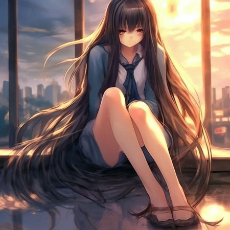 Аниме с длинными волосами