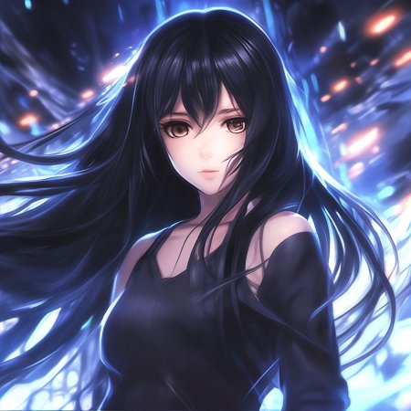 Аниме с черными волосами