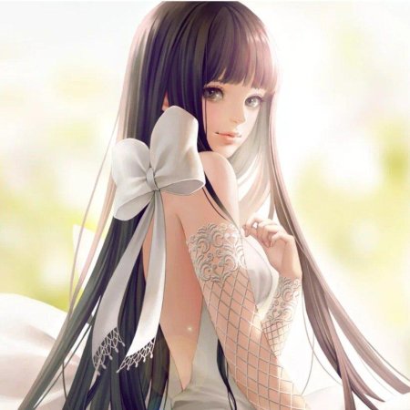 Красивая аниме девушка