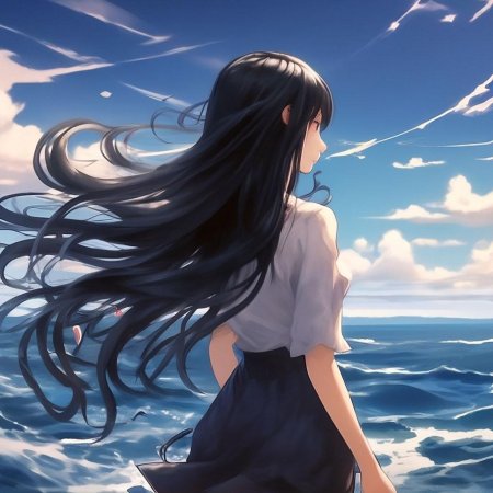 Девушка у моря