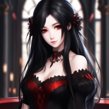 Девушка вампир