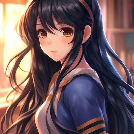 Девушка аниме