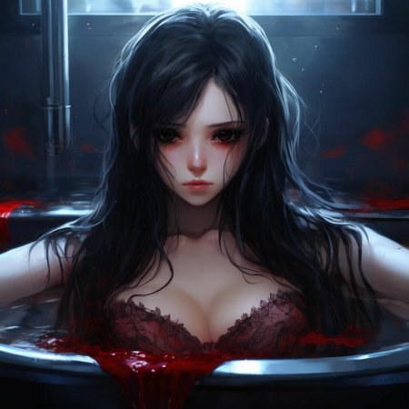 Аниме девушка вампирша