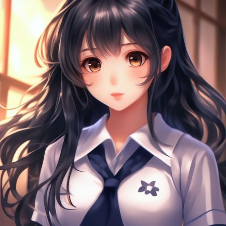 Аниме девушка красивая