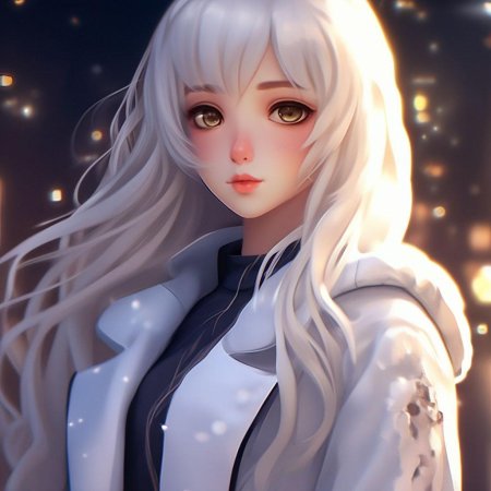 Аниме с белыми волосами