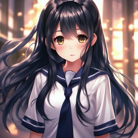 Аниме девушка школьница