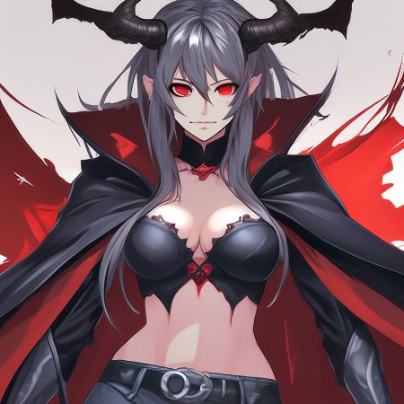 Аниме демон девушка