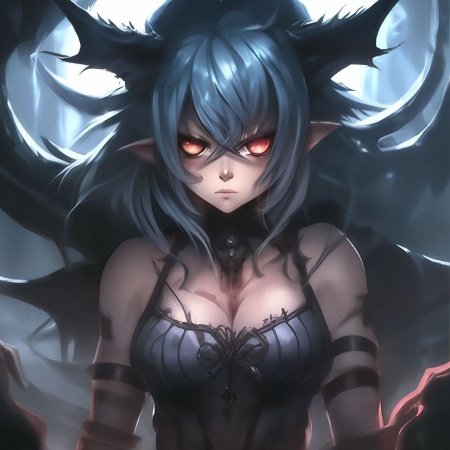 Аниме девушка демон