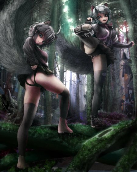 Девушка фурри