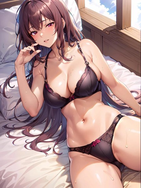 Сексуальная аниме девушка