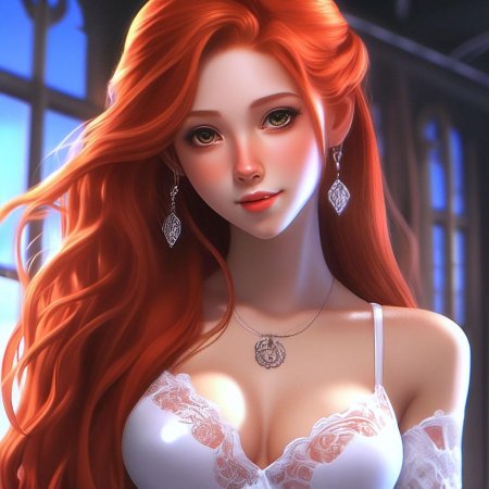 Рыжая волосы