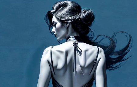 Девушка со спины