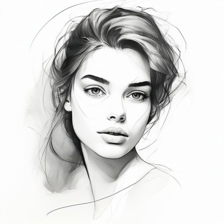 Эскиз женщины