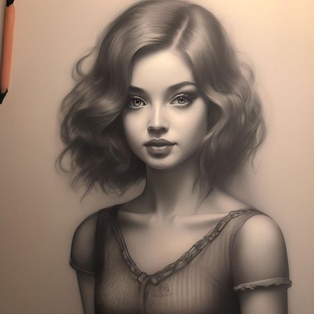 Красивые рисунки девушек карандашом