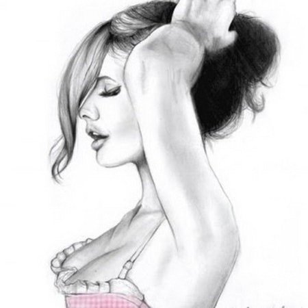 Девушка рисунок