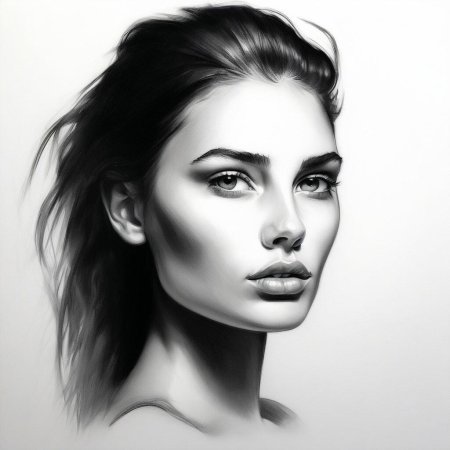 Лица карандашом