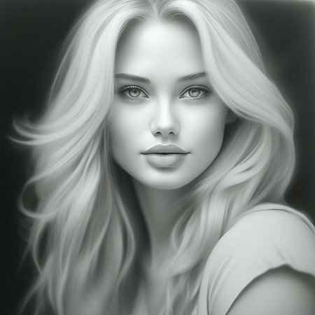 Портрет блондинки