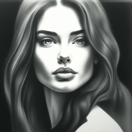 Черно белые портреты