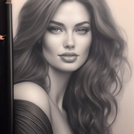 Портрет красивой женщины