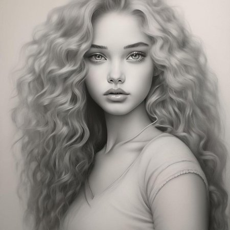 Рисунки девушка карандашом