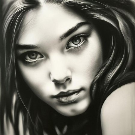 Портреты девушек карандашом