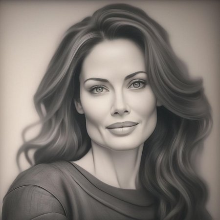 Анджелина джоли портрет