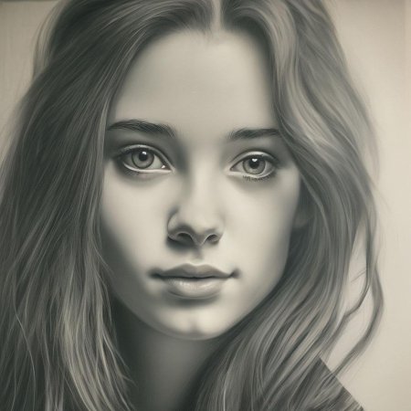 Портреты девушек карандашом