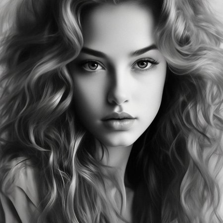 Красивый портрет девушки