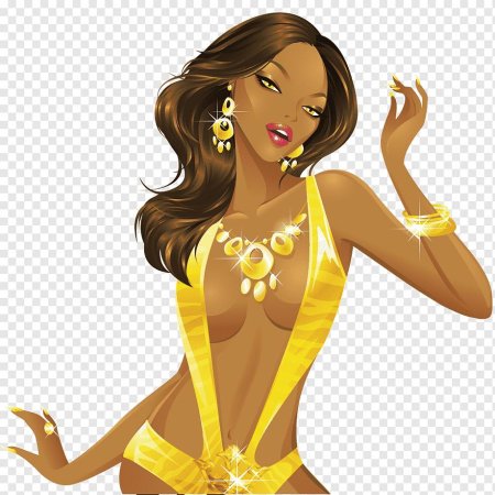 Мультяшные гламурные девушки