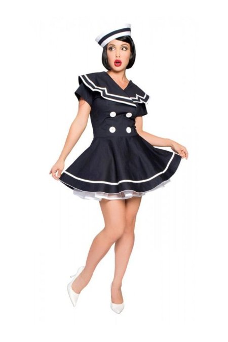 Костюм моряка для женщины