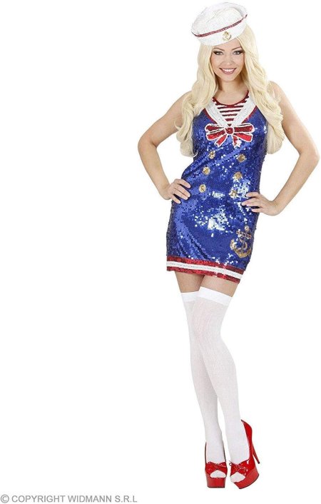 Блестящие в костюме морякчек