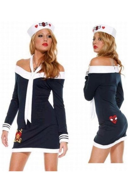 Платье морячки женское