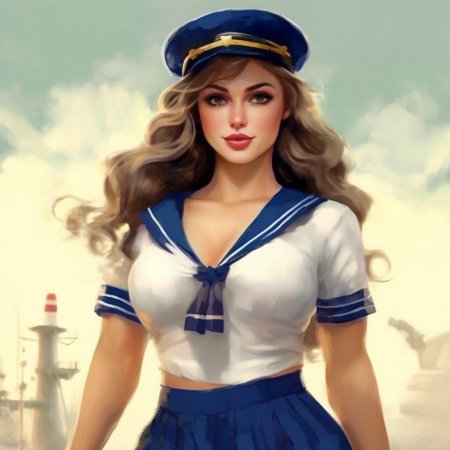 Девушка в матроске
