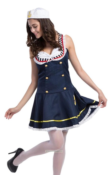 Карнавальный костюм для женщины морячка