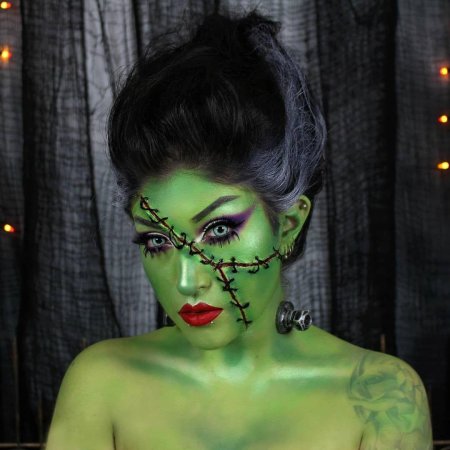 Невеста Франкенштейна грим